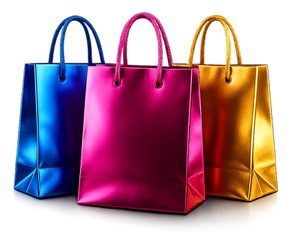 Bolsas de compras para representar Marketplace